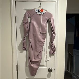 Lavender Long-Sleeve Dress